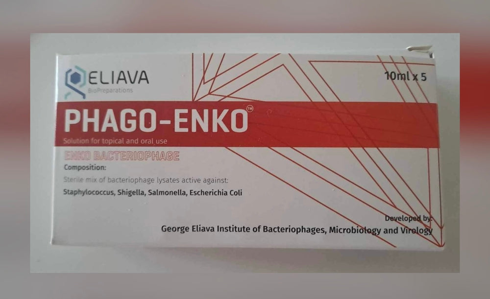 ENKO BACTERIOPHAGE 1 Box – (5 Vials X 10ml) - MyBacteriophage